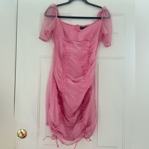 PrettyLittleThing Pink Mini Dress
